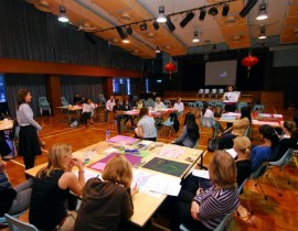 10. Over 25 art teachers attended the workshop